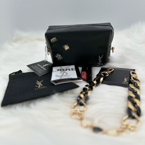 Yves Saint Laurent Other - YSL Beauty Gift Set Makeup Bag With Makeup Mirror